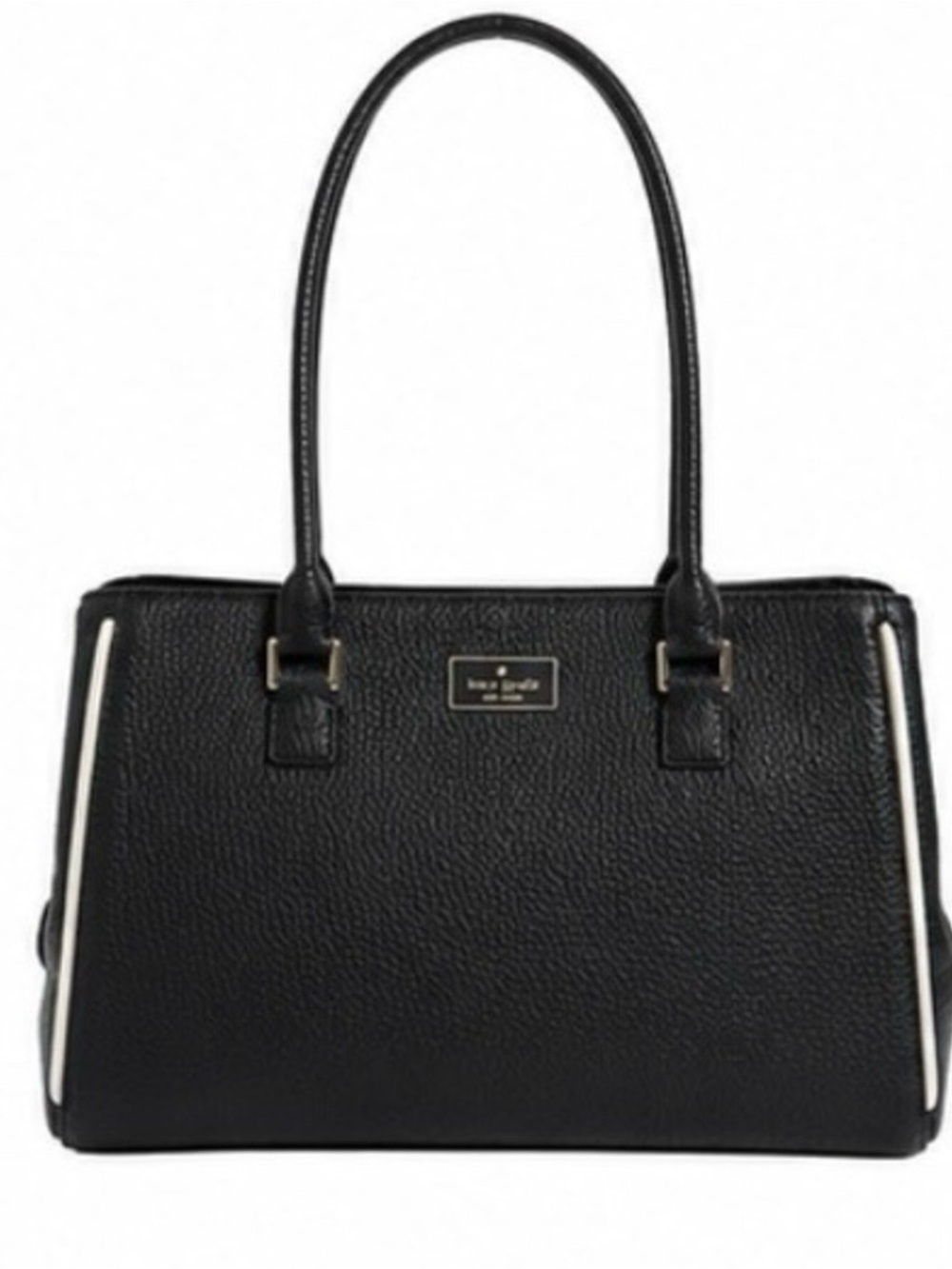 Kate Spade Prospect Place Phila Black Leather work Tote NWOT